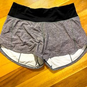 Lululemon women’s running shorts size 4 Tall